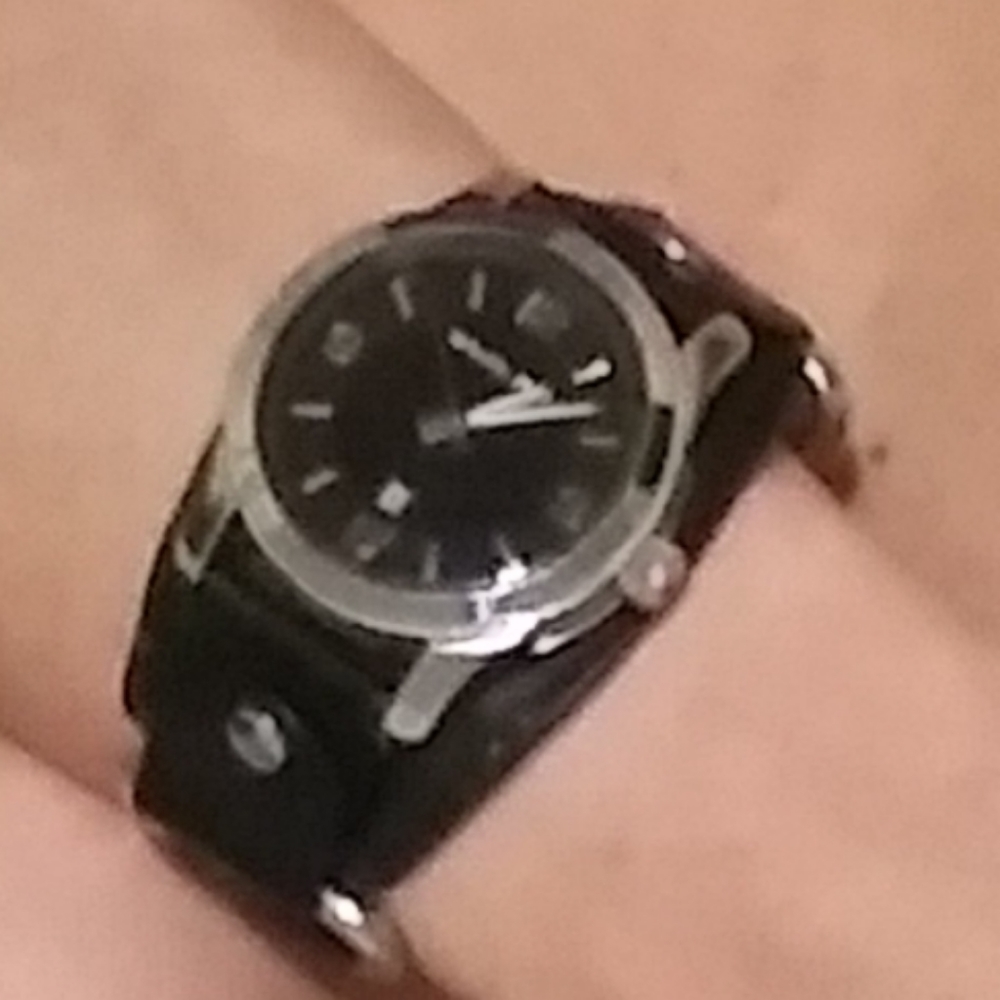 ISO!!! Michael Kors black leather watch